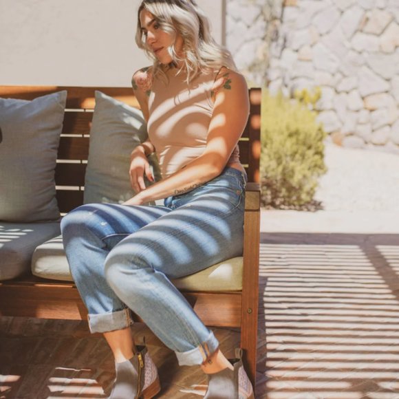 Inkkas Tesse Bootie -- Ethical, Geometric, Patterned Boots - Picture 4 of 8